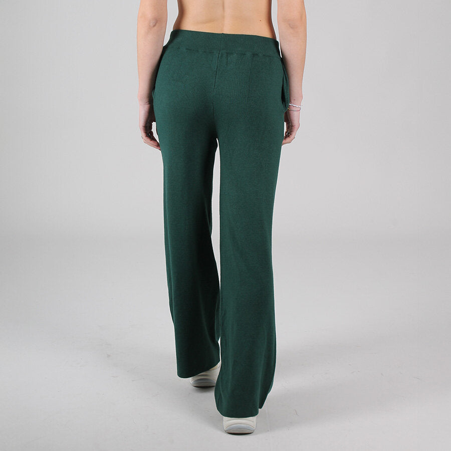 Damenanzug mit Rundhalsausschnitt und elastischer Palazzo-Hose