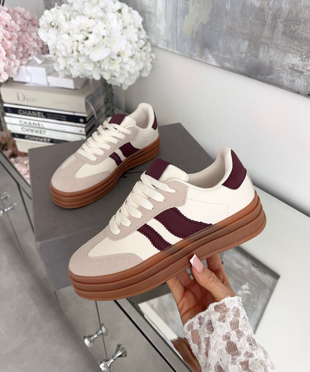 Sneaker Renita Weinrot Ladypolitan ♡