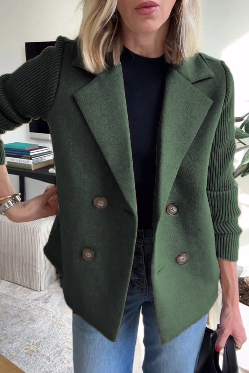 Veronika | Damen Blazer mit langen Ärmeln und Knopfleiste vorne