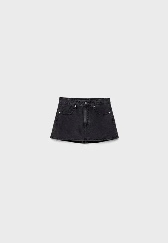 Hosenrock Damen Mini Jeans