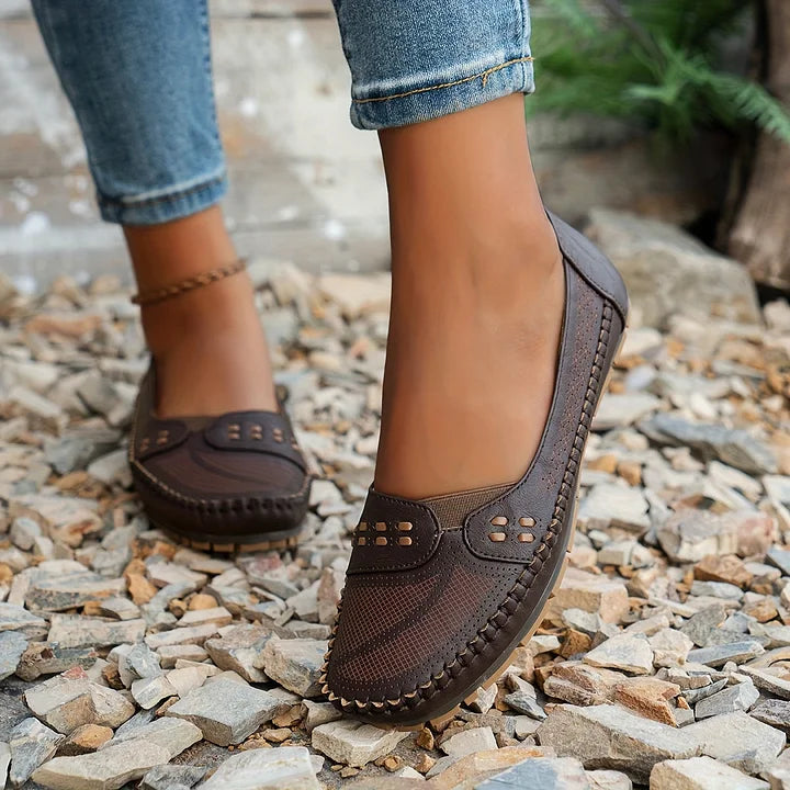 Orthopädische Ballerinas für Damen mit Einlegesohle