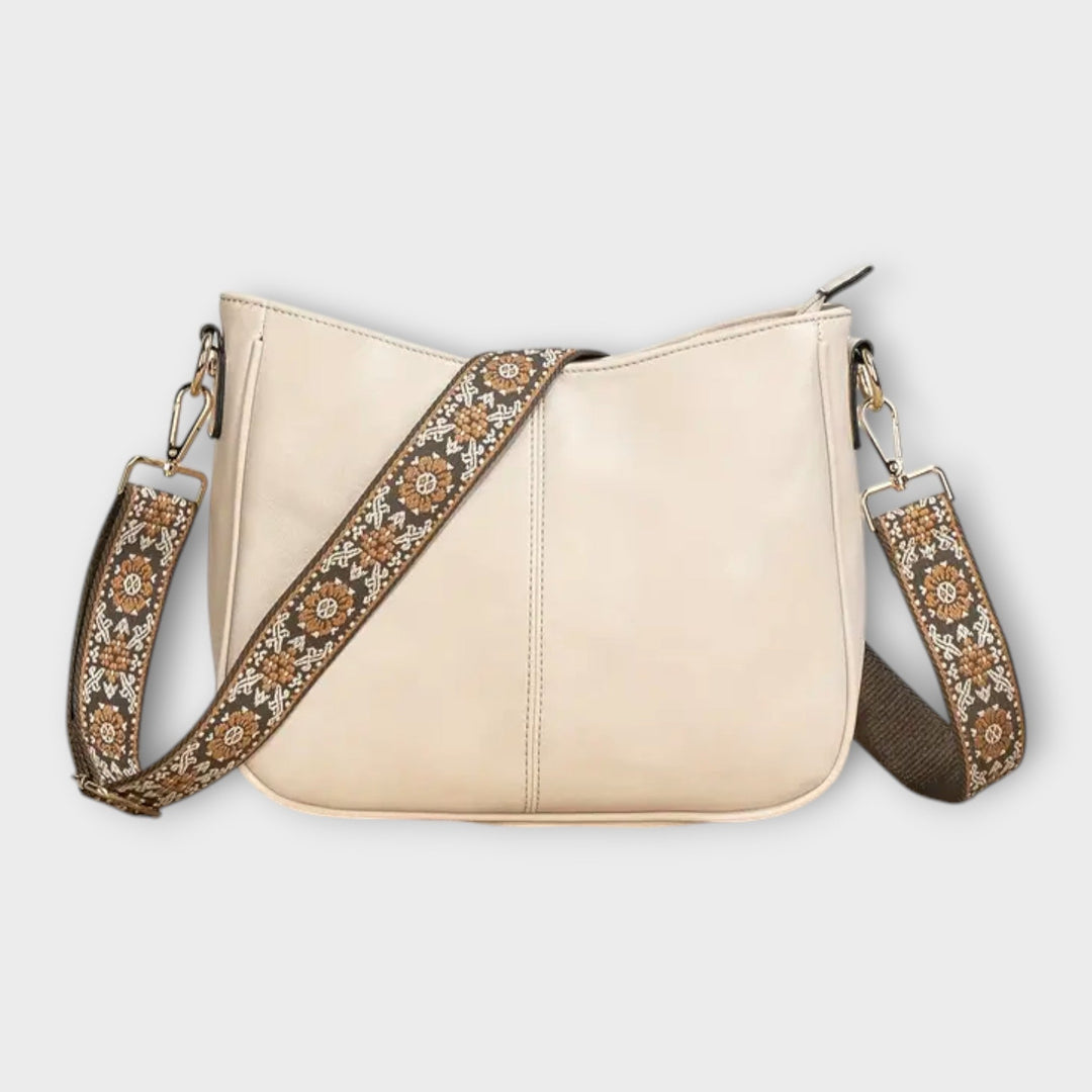 Leonie | Damen Schultertasche mit Boho-Akzent