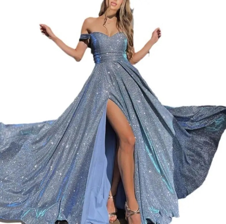 Pauline | Damen Verzierte Maxi Kleid für Hochzeitsgäste
