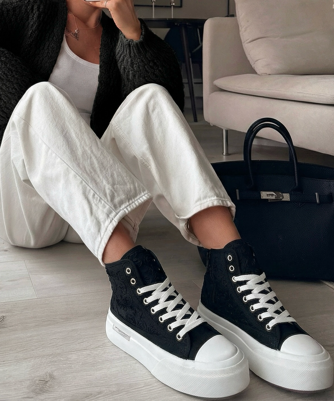 Sneaker Millane Schwarz Ladypolitan ♡