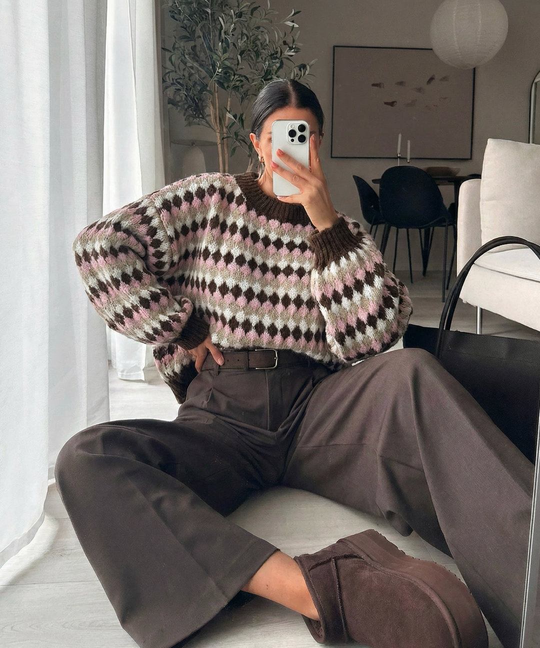Pullover Renita Braun Ladypolitan ♡
