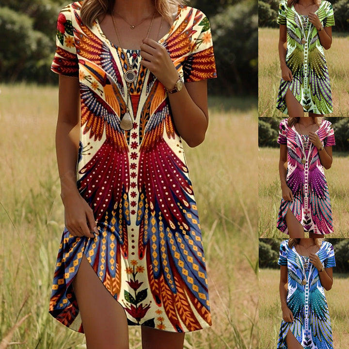 Carina – Trendy Ethnic Summer Dress for Women - Image 1