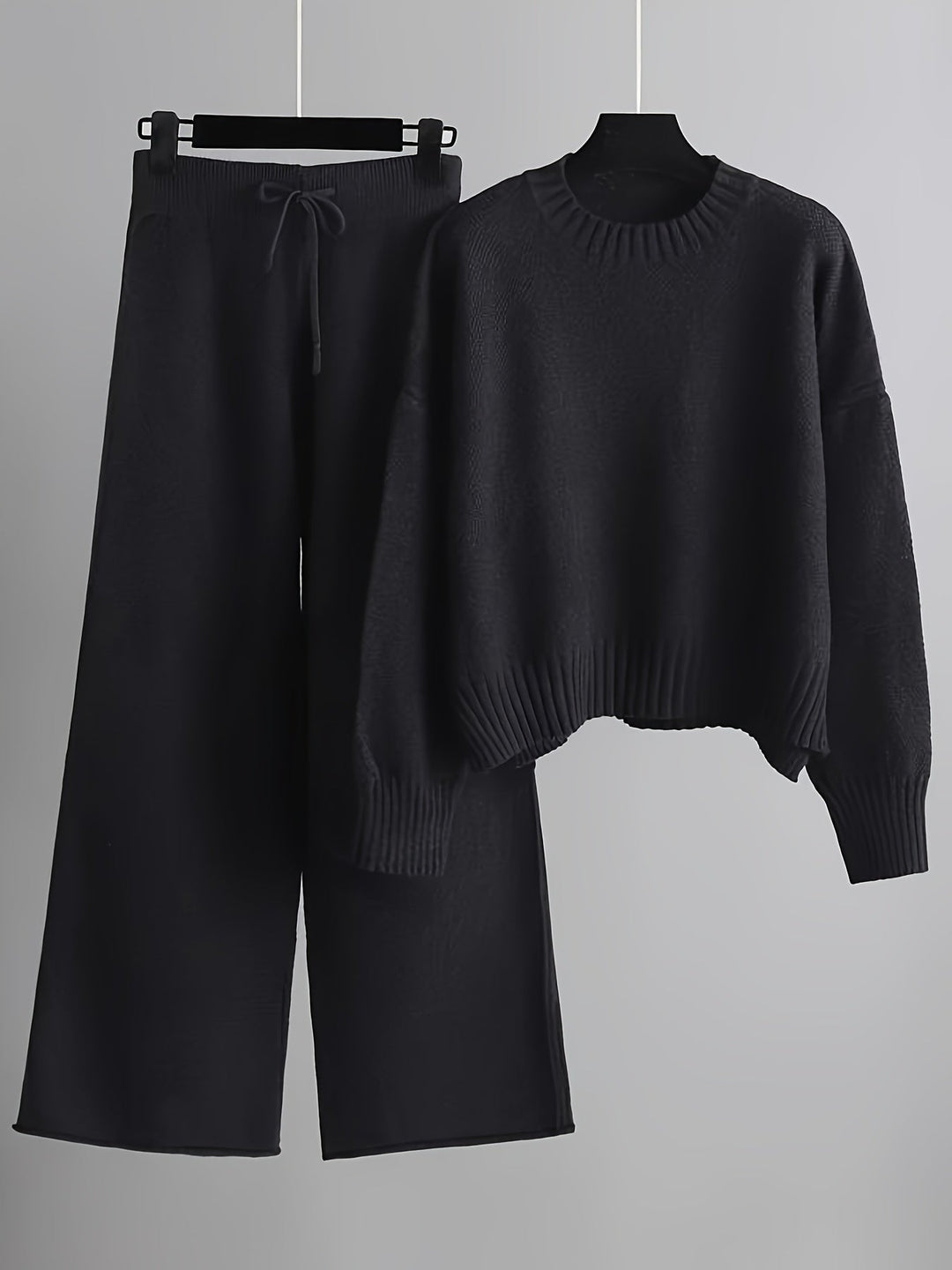 Carolin | Damen Winter-Kuscheliges Lounge-Zweiteiler-Set
