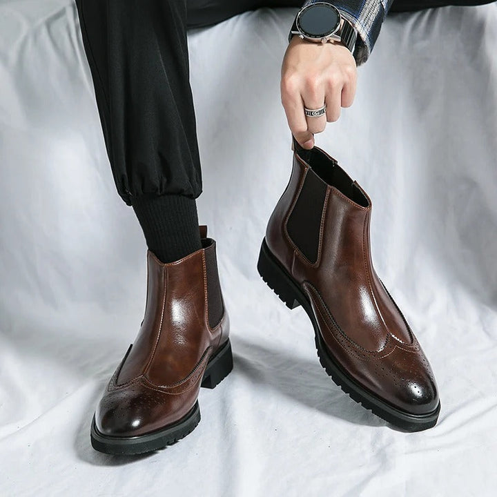 Louis – Genuine Leather Chelsea Boots - Image 5