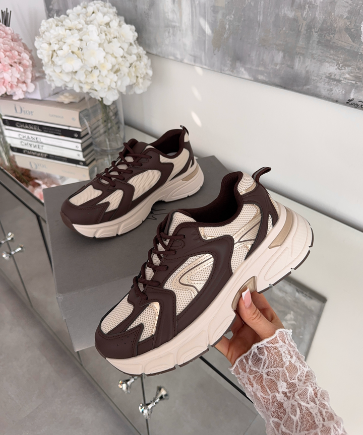 Sneaker Ronja Beige Braun Ladypolitan ♡