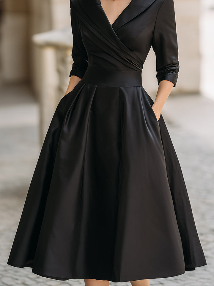 Helga – Elegant A-line Dress for Women - Image 3