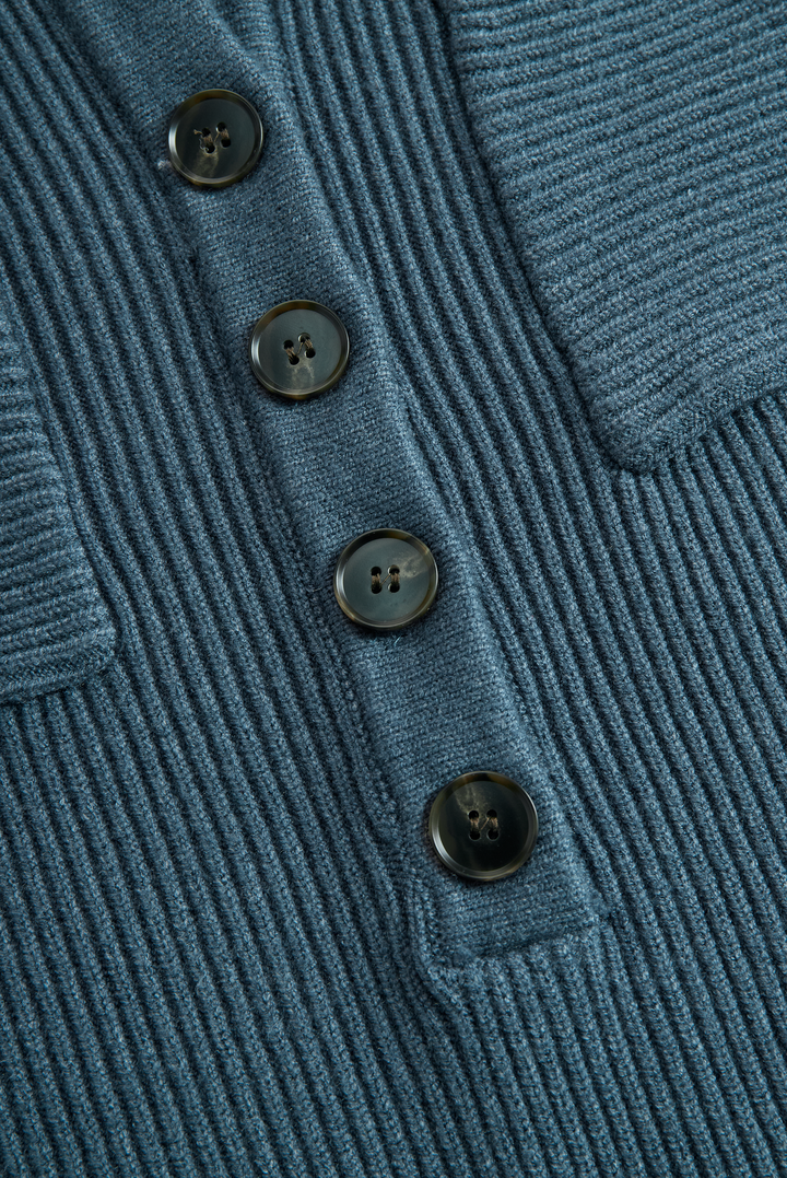 Damen-Strick-Maxikleid mit Kapuze