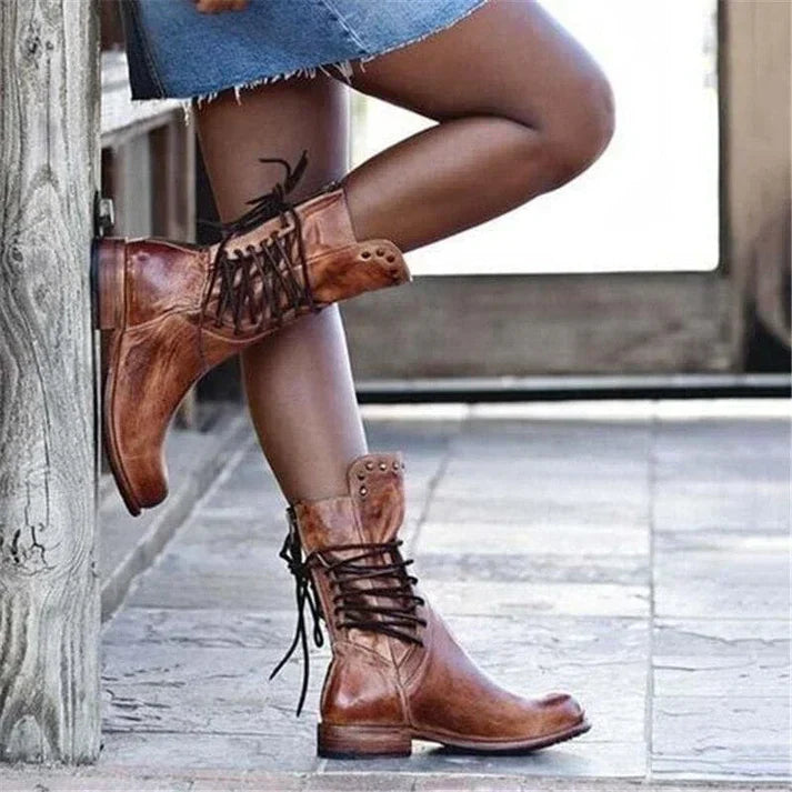 Winterstiefel Damen Mit Reißverschluss | Klassische Boots Stiefeletten