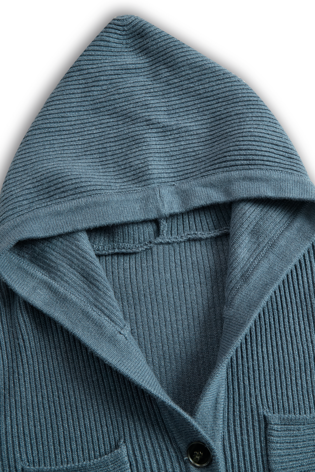 Damen-Strick-Maxikleid mit Kapuze