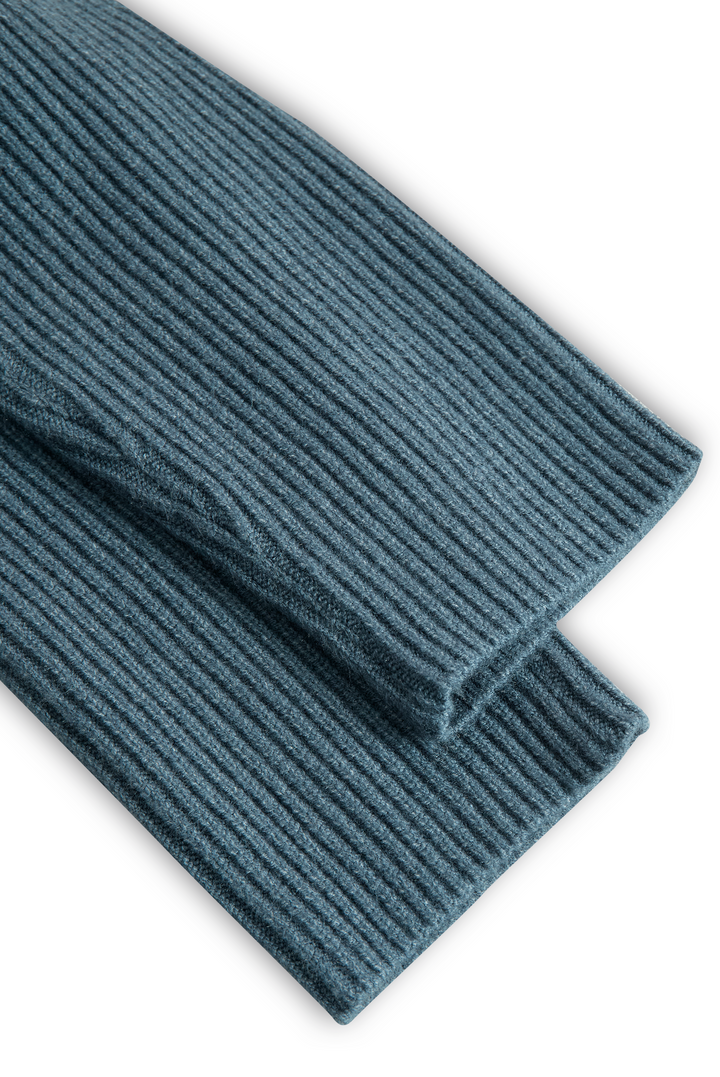 Damen-Strick-Maxikleid mit Kapuze
