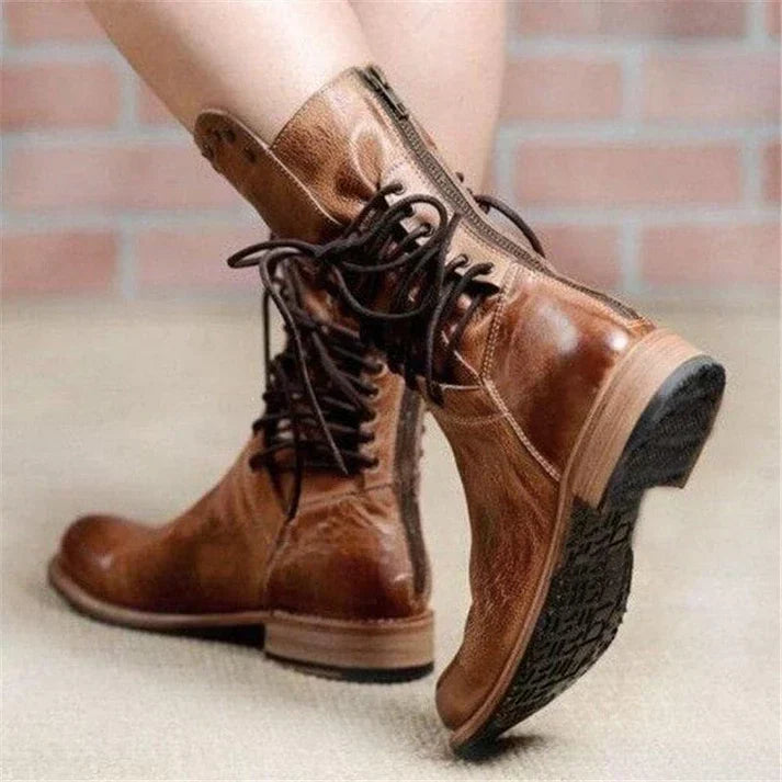 Winterstiefel Damen Mit Reißverschluss | Klassische Boots Stiefeletten