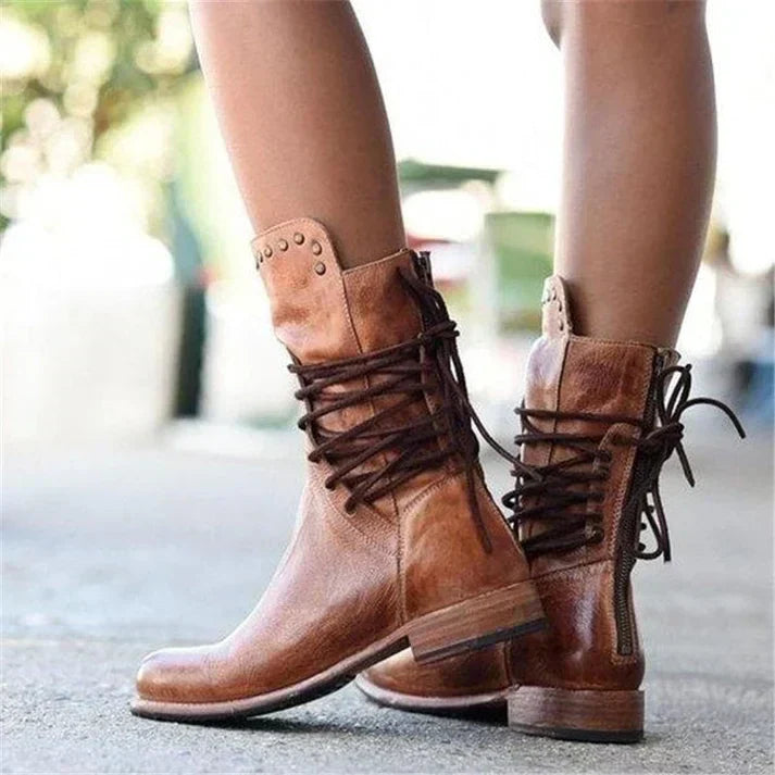 Winterstiefel Damen Mit Reißverschluss | Klassische Boots Stiefeletten