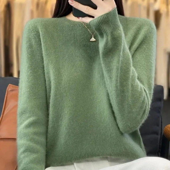 100% Merinowolle Pullover für Damen – Strickpullover für Winter