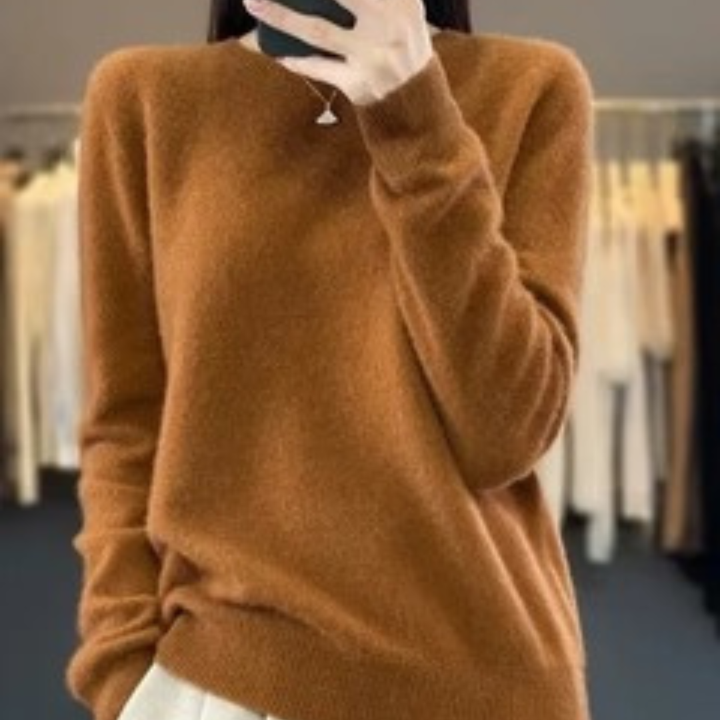 100% Merinowolle Pullover für Damen – Strickpullover für Winter