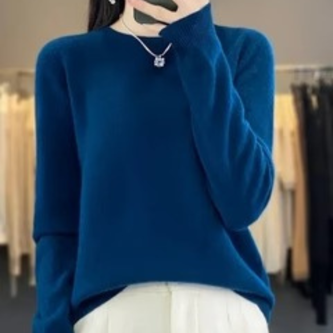 100% Merinowolle Pullover für Damen – Strickpullover für Winter