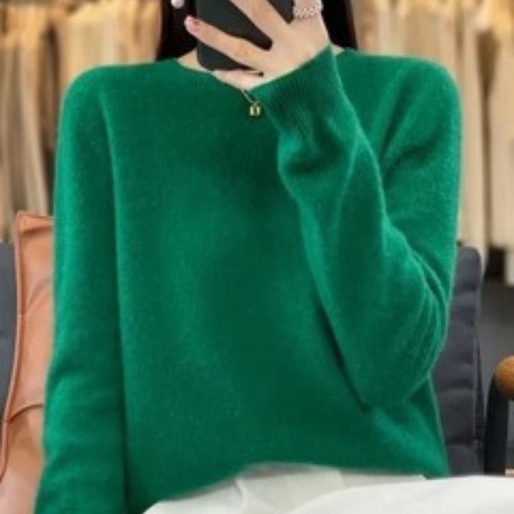 100% Merinowolle Pullover für Damen – Strickpullover für Winter