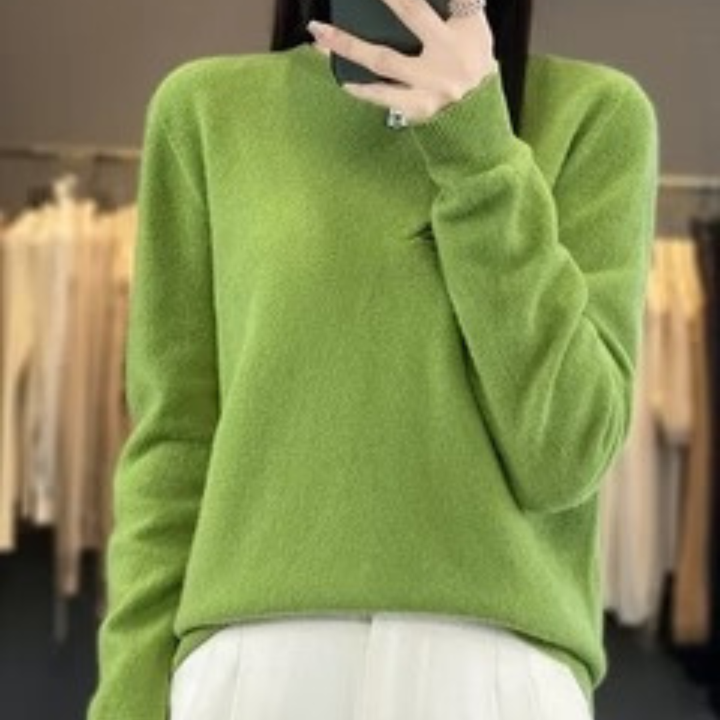 100% Merinowolle Pullover für Damen – Strickpullover für Winter