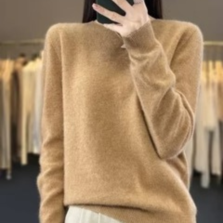 100% Merinowolle Pullover für Damen – Strickpullover für Winter