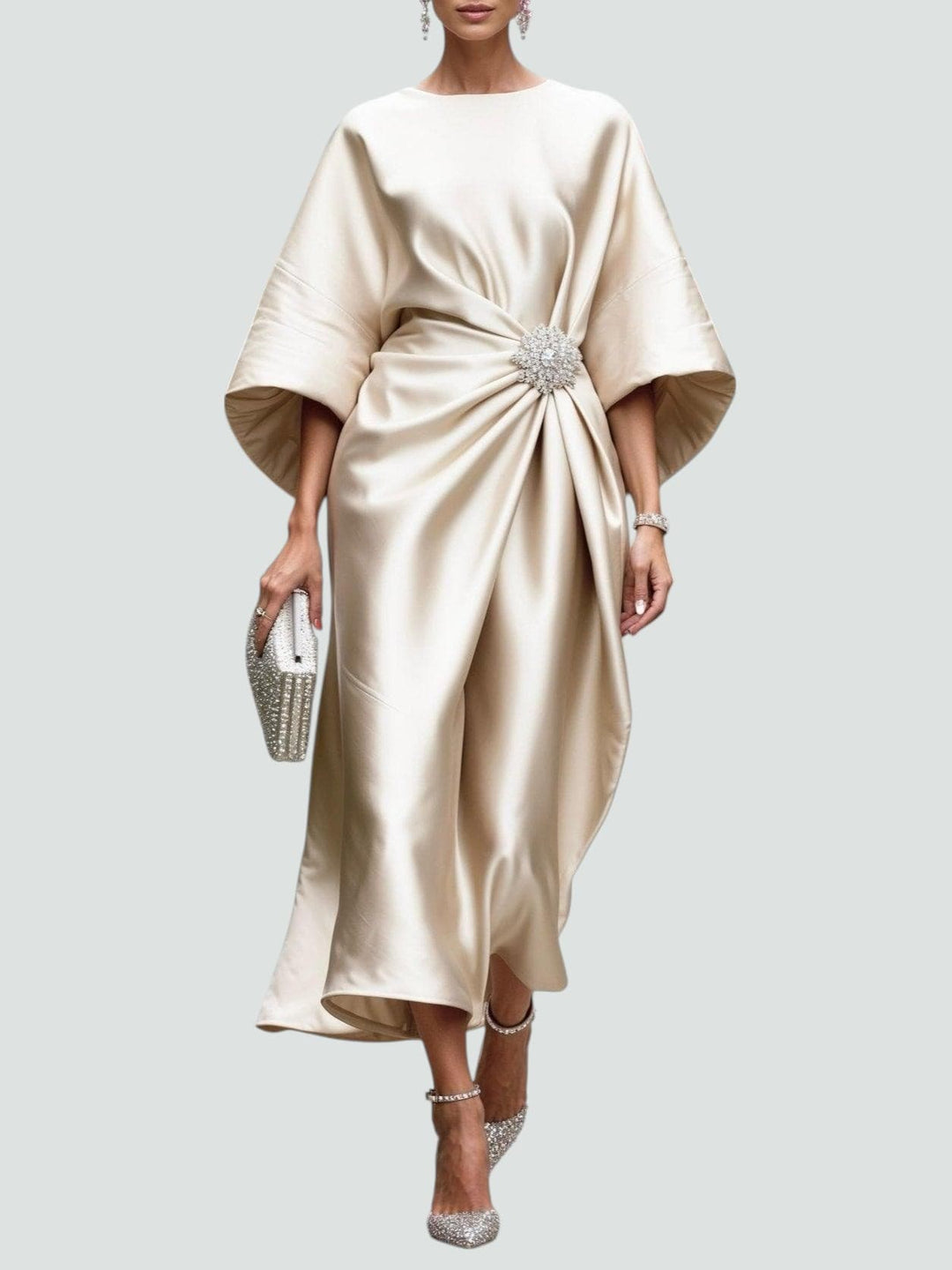 Sophie – Elegant Draped Dress - Image 6