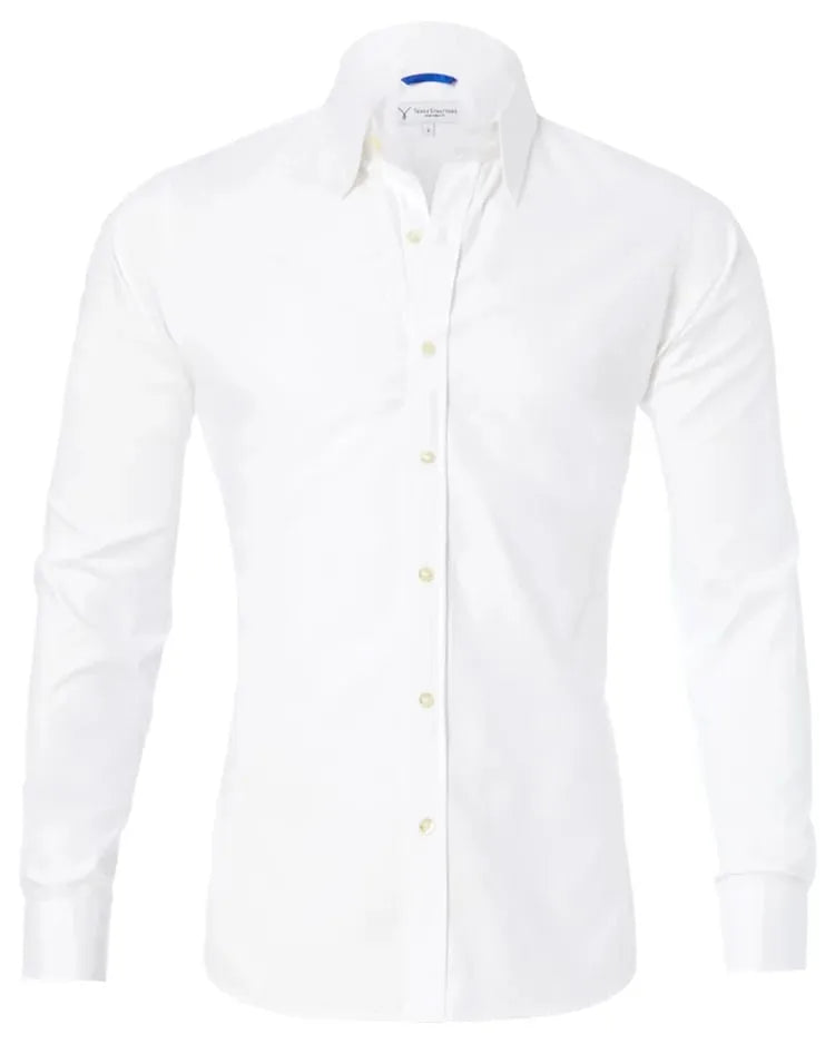 Hemd mit Reissverschluss langarm Slim Fit