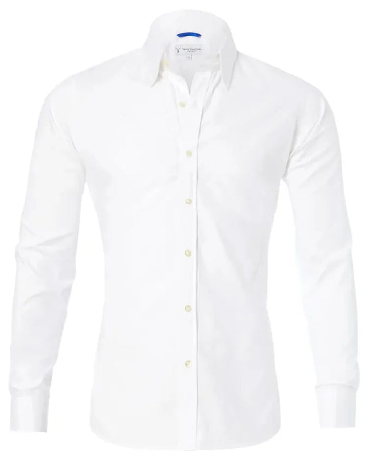 Hemd mit Reissverschluss langarm Slim Fit