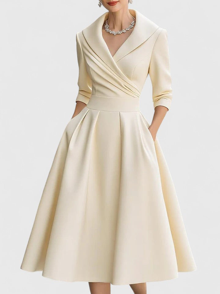 Luisa – Elegant Midi Dress for Women - Image 8
