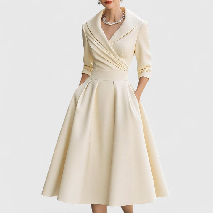 Christina – Elegant Midi Dress for Women - Image 5
