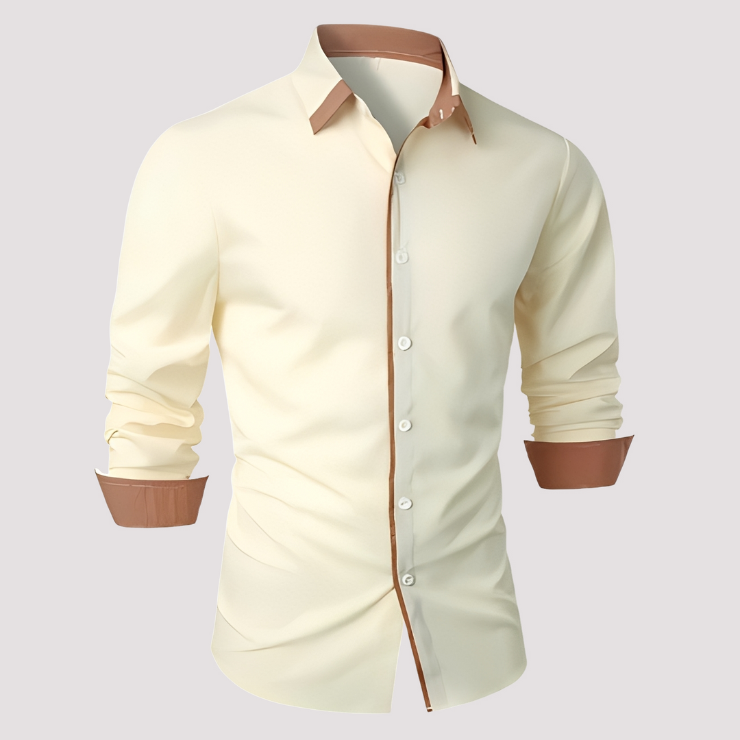Samuel - Elegantes Langarm-Overshirt für Herren