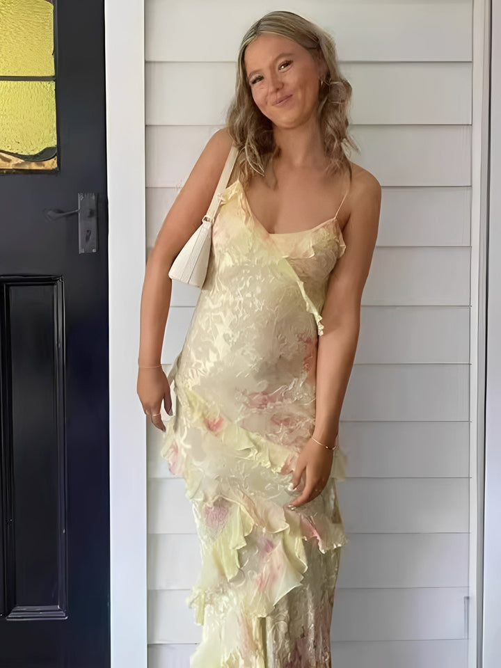 Angela - Stilvolles rückenfreies Maxikleid für Damen
