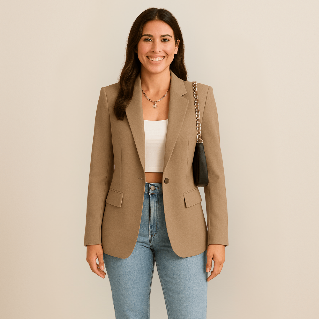 Damen Blazer tailliert mit Revers