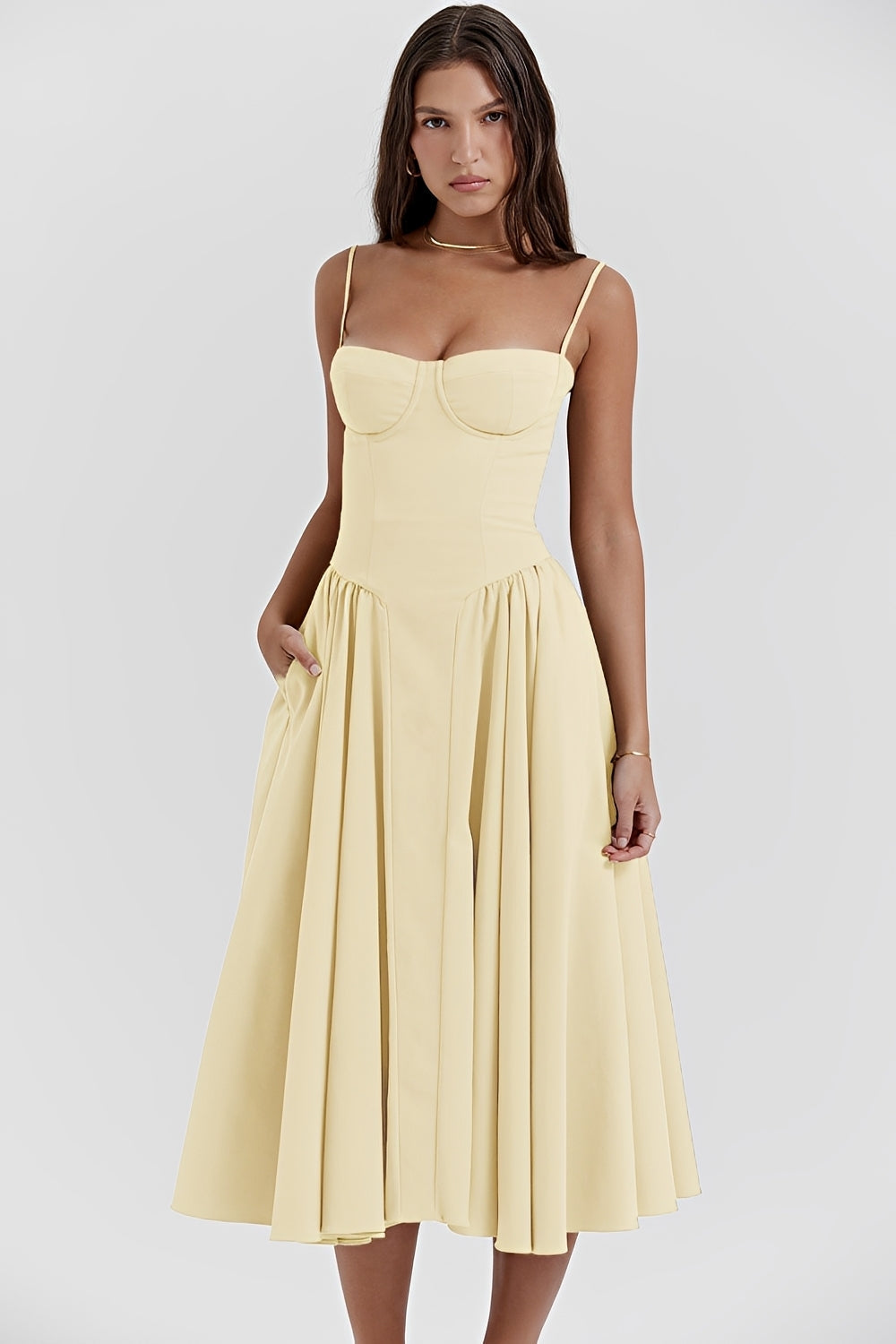 Bonnie - Lässiges, rückenfreies Sling-Kleid für Damen