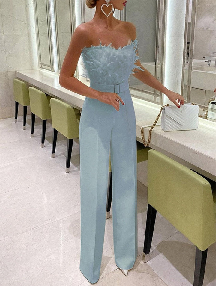 Frola - Eleganter Overall mit Bandeau-Top