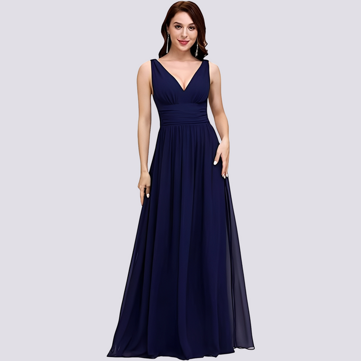 Maddie - Schickes ärmelloses Abendkleid für Damen