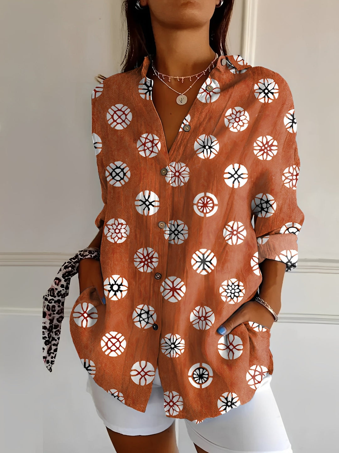 Melissa - Stilvolle Bluse mit Blumenmuster für Damen
