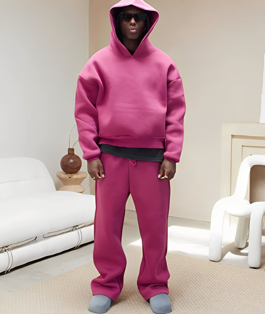 Marco - Bequemes Oversize-Hoodie-Set für Herren