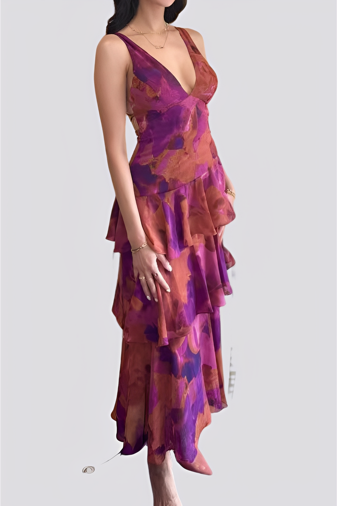 Tiffany - Stilvolles Maxikleid mit Neckholder für Damen