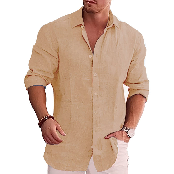 Louis - Lässiges, langärmeliges Slim-Fit-Hemd für Herren