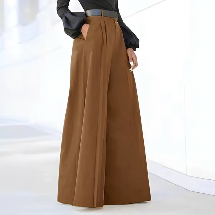 Ashley - Elegante, weit geschnittene Schlaghose für Damen