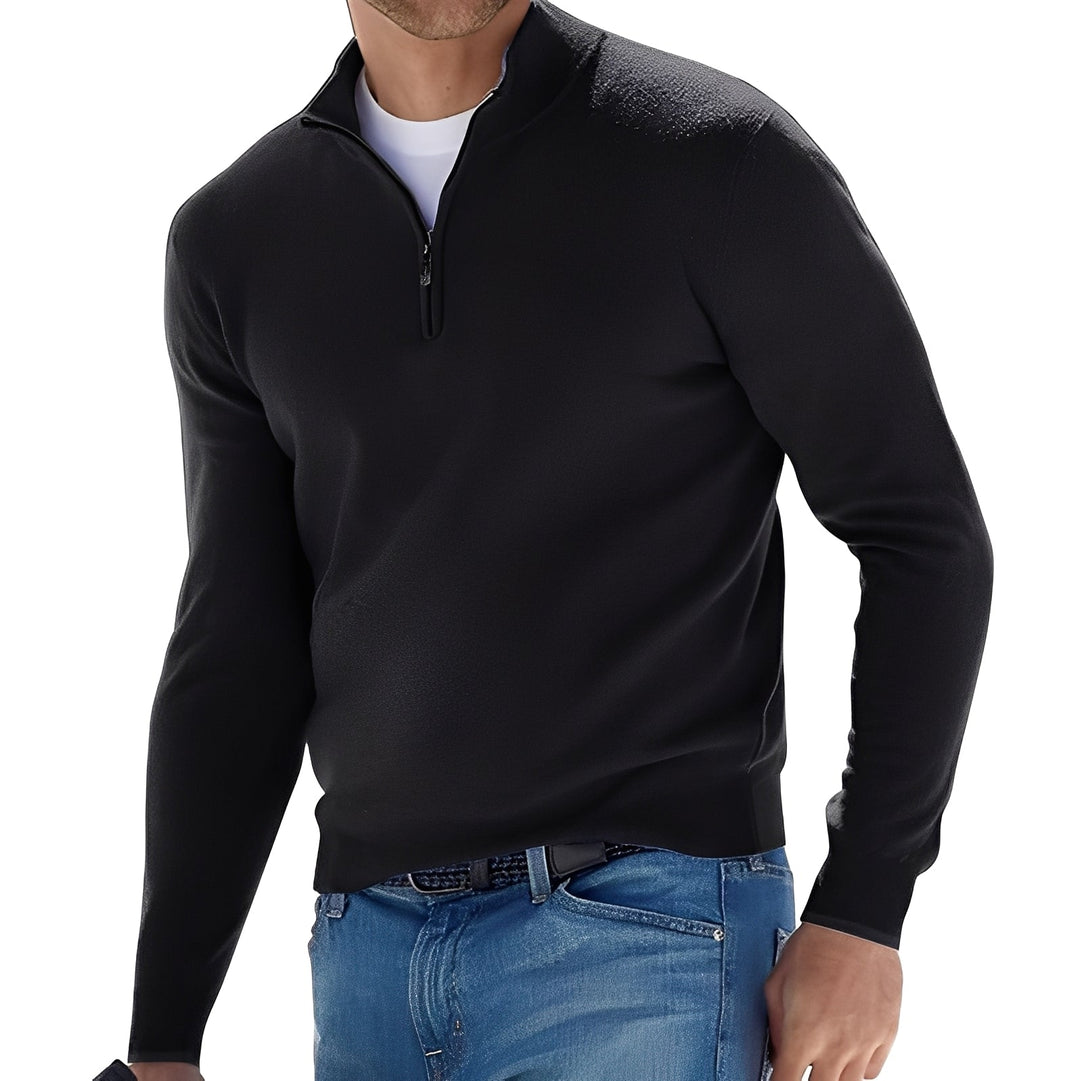 Ralph – Komfortabler Herrenpullover mit Zipper