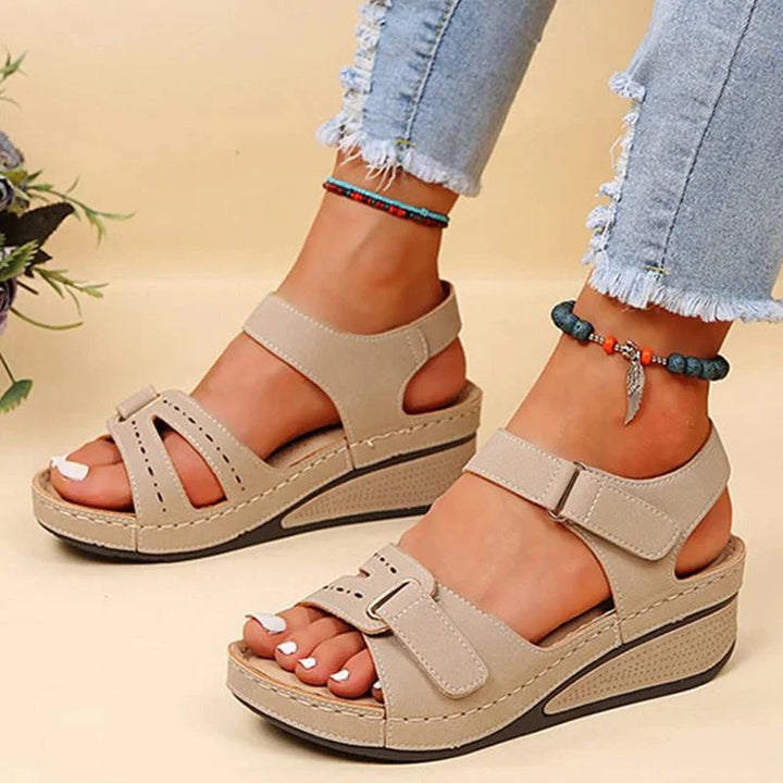 Damen Sandalen Mit Keilabsatz