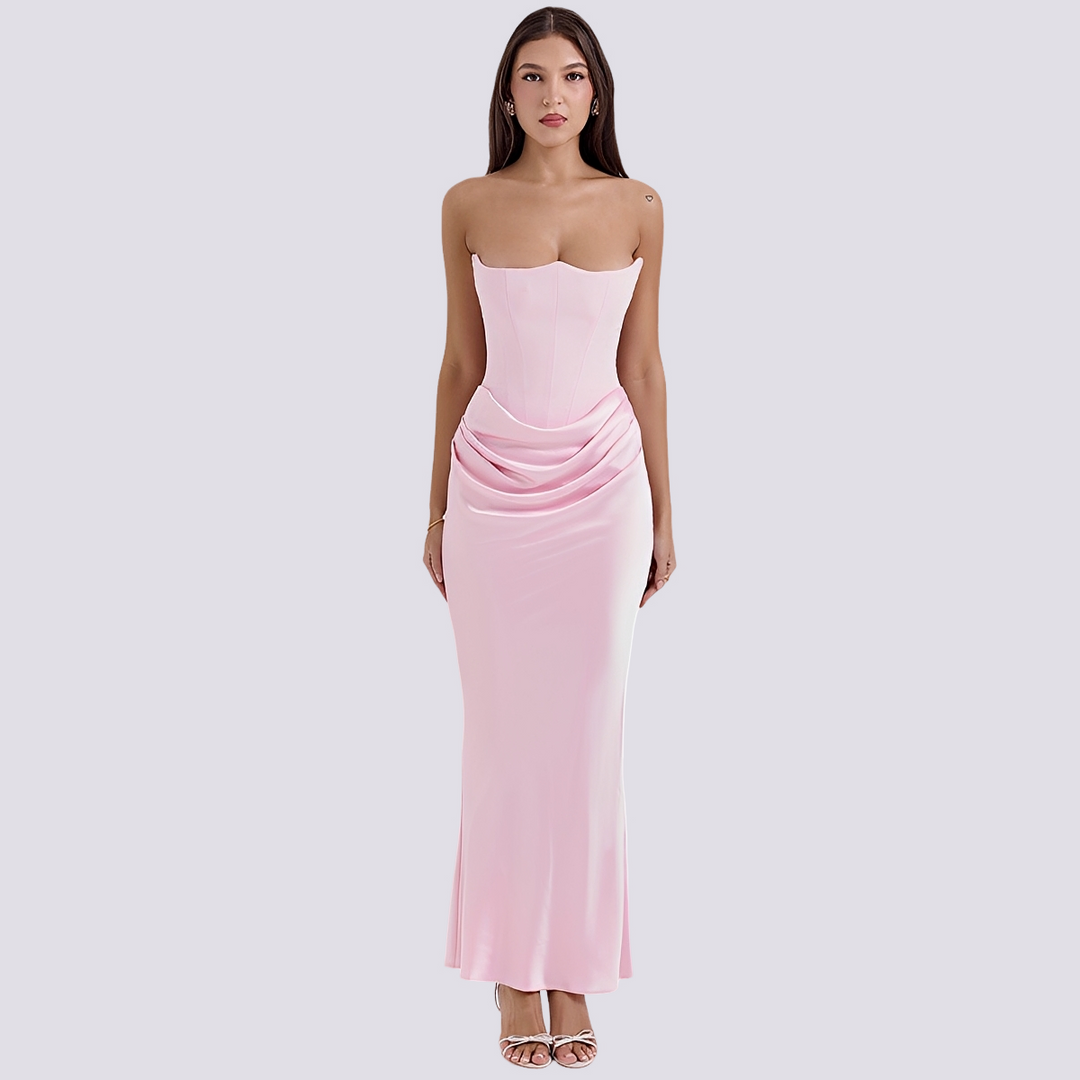 Sally - Elegantes trägerloses Korsettkleid für Damen