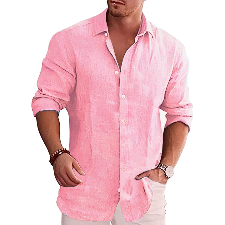 Louis - Lässiges, langärmeliges Slim-Fit-Hemd für Herren