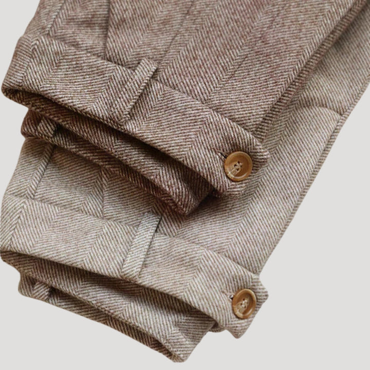 Noah – Heritage herringbone trousers men - Image 4