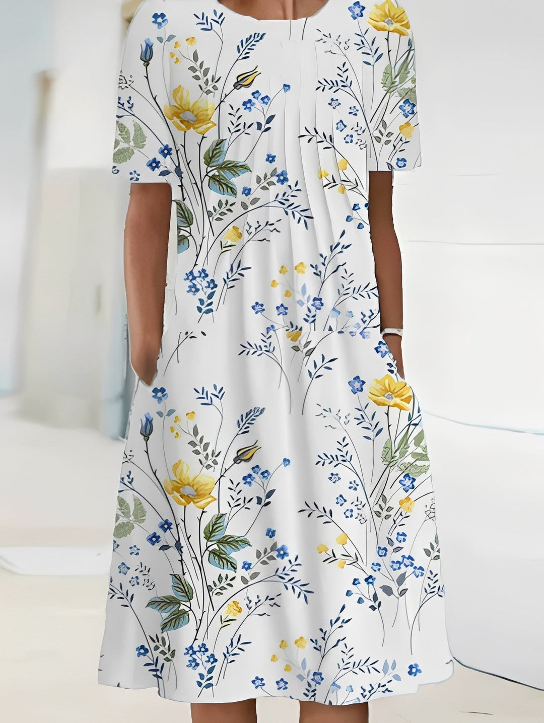 Jodie - Stilvolles bedrucktes Damenkleid