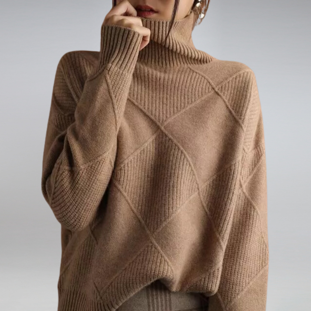 Maria | Damen Winter Rollkragenpullover