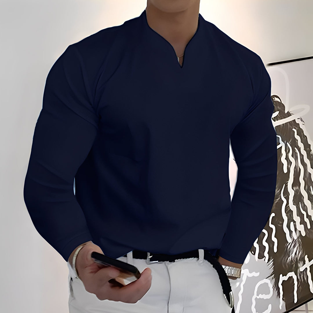 Corentin - Freizeit-Herren-Langarmhemd